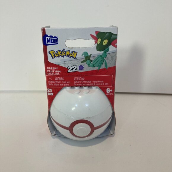 New Sealed Mega Construx Pokemon Series 22 Dreepy Buildable Figure HWR75 - Picture 1 of 7